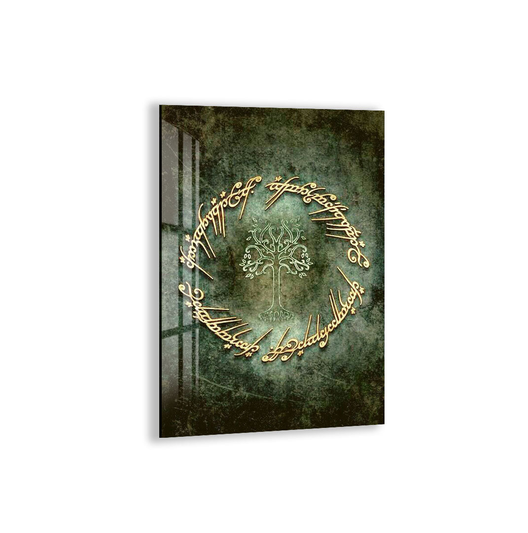 Lord of the Rings Glass Wall Art – Fantasy Movie Home Decor