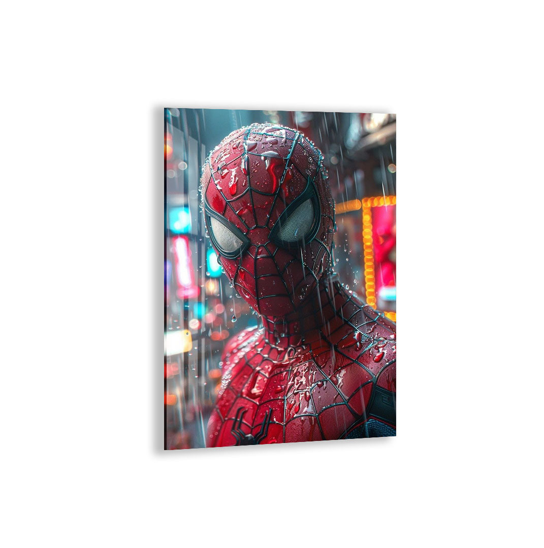 Spider-Man Glass Wall Art – Marvel Superhero Home Decor
