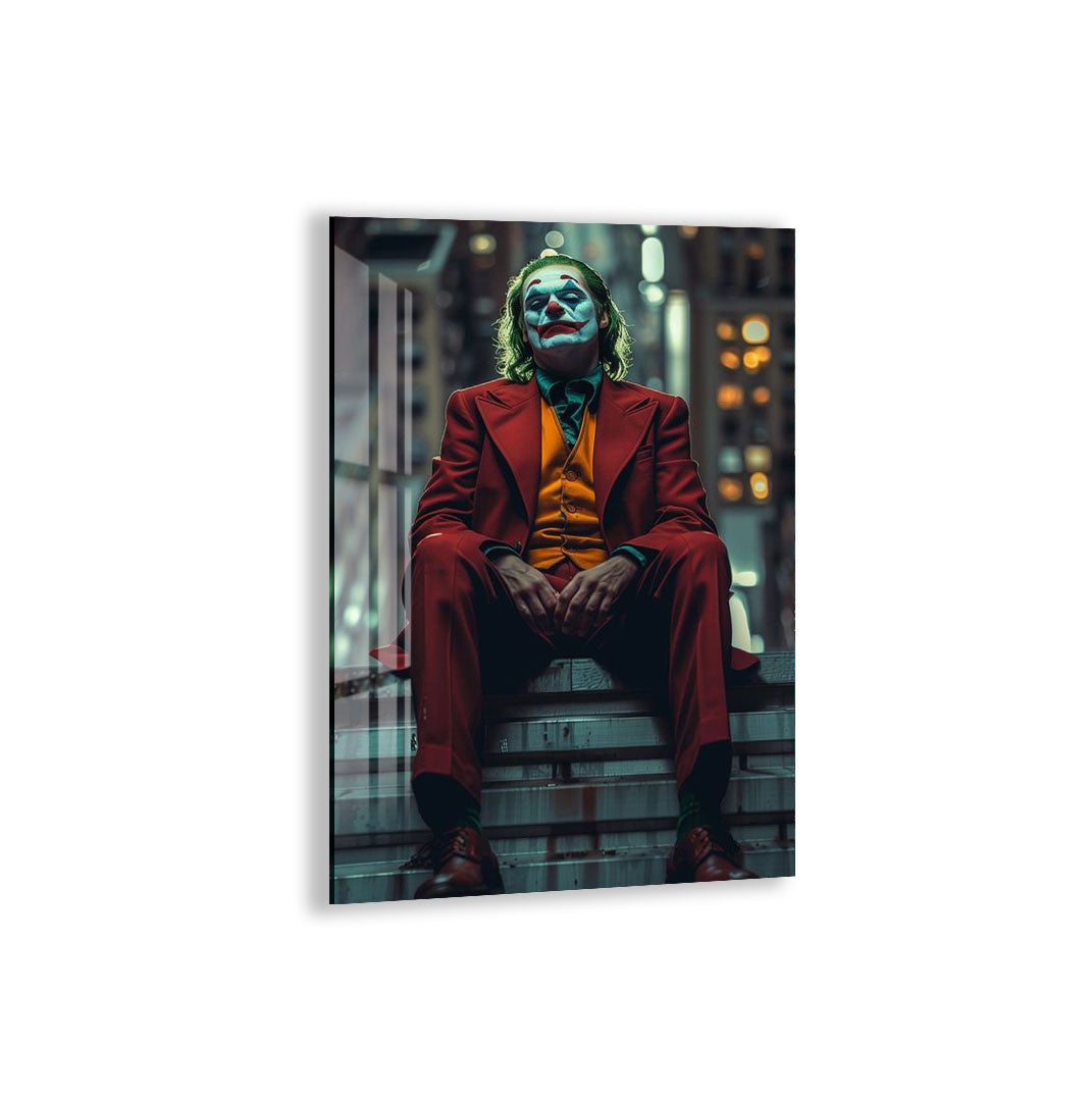 Joker Glass Wall Art – DC Supervillain Movie Home Decor