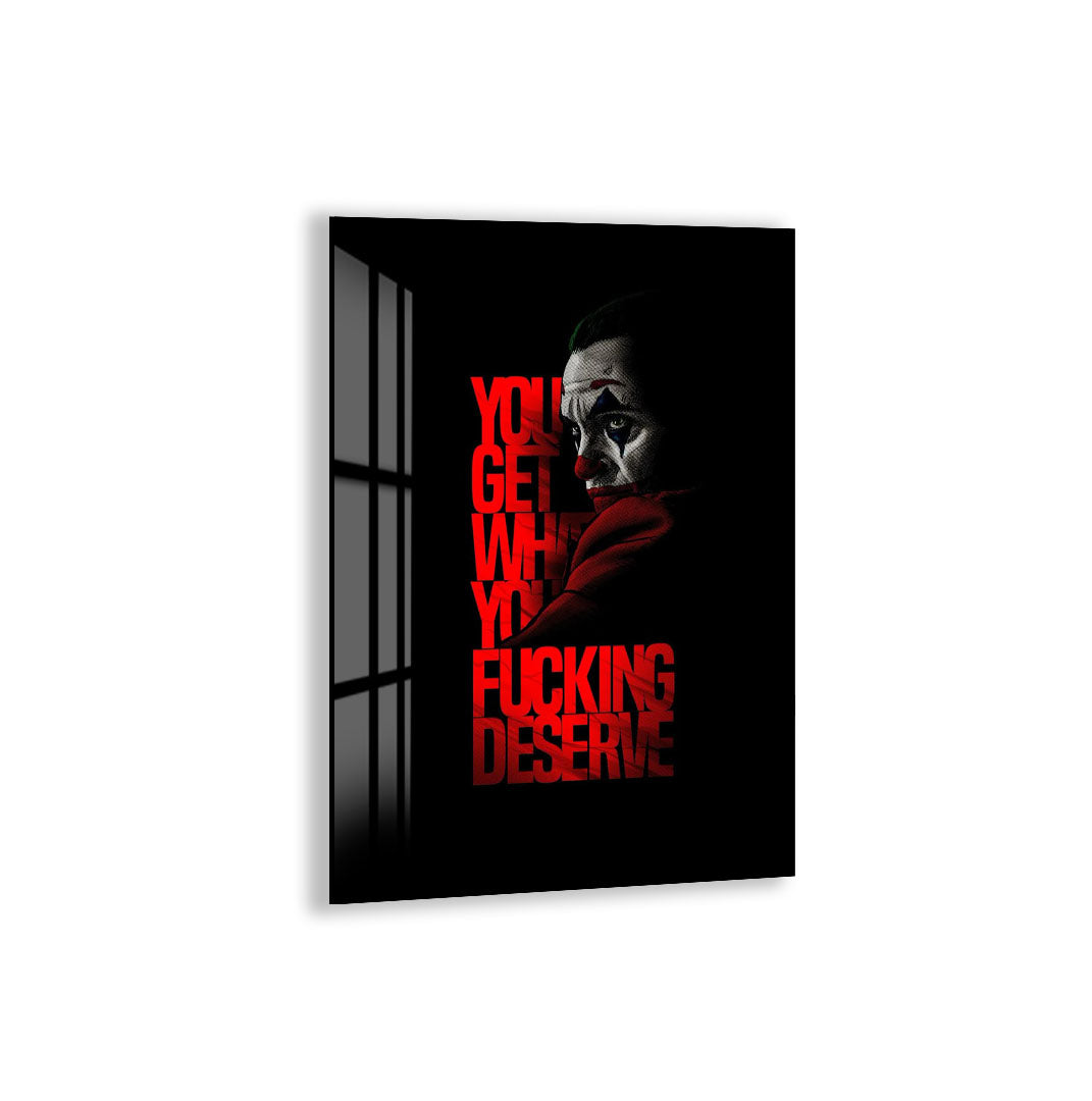 Joker Glass Wall Art – DC Supervillain Home Decor