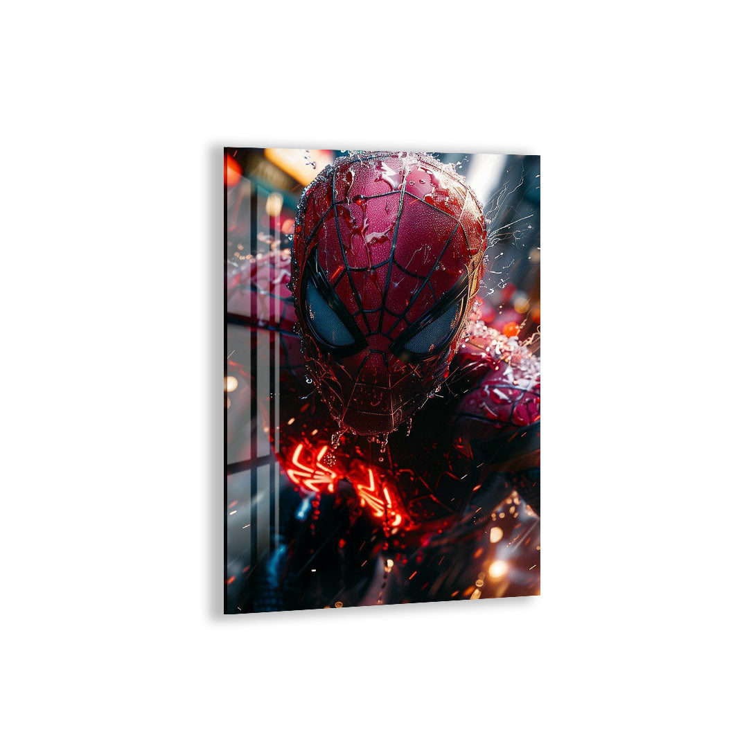 Spider-Man Glass Wall Art – Marvel Superhero Wall Decor