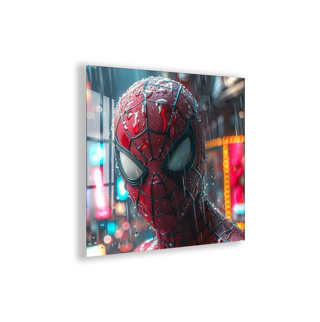 Spider-Man Glass Wall Art – Marvel Superhero Home Decor