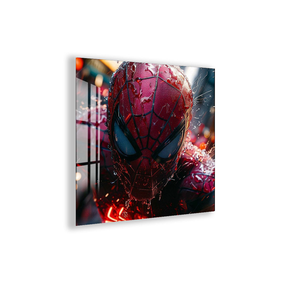 Spider-Man Glass Wall Art – Marvel Superhero Wall Decor