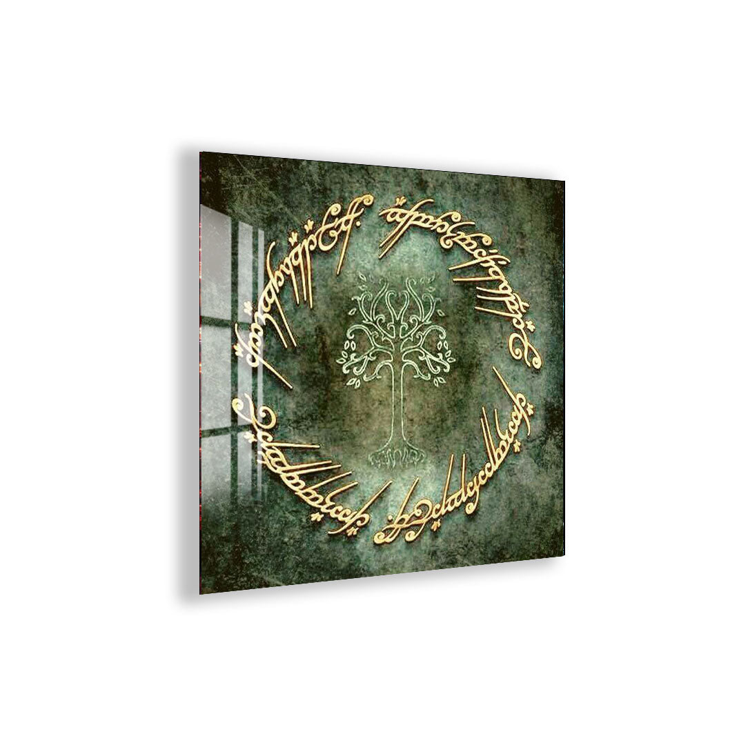 Lord of the Rings Glass Wall Art – Fantasy Movie Home Decor