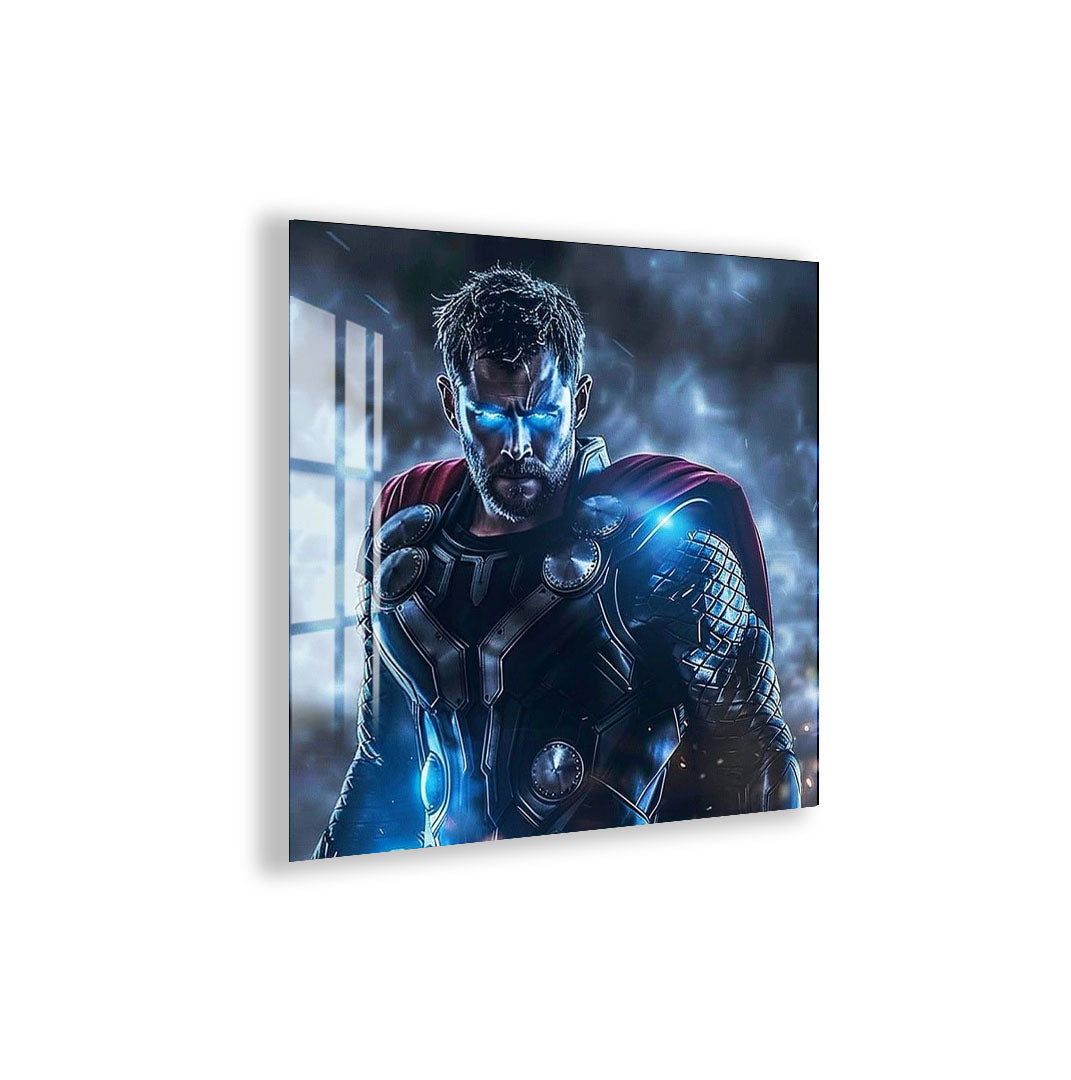 Thor Glass Wall Art – Marvel Superhero Home Decor