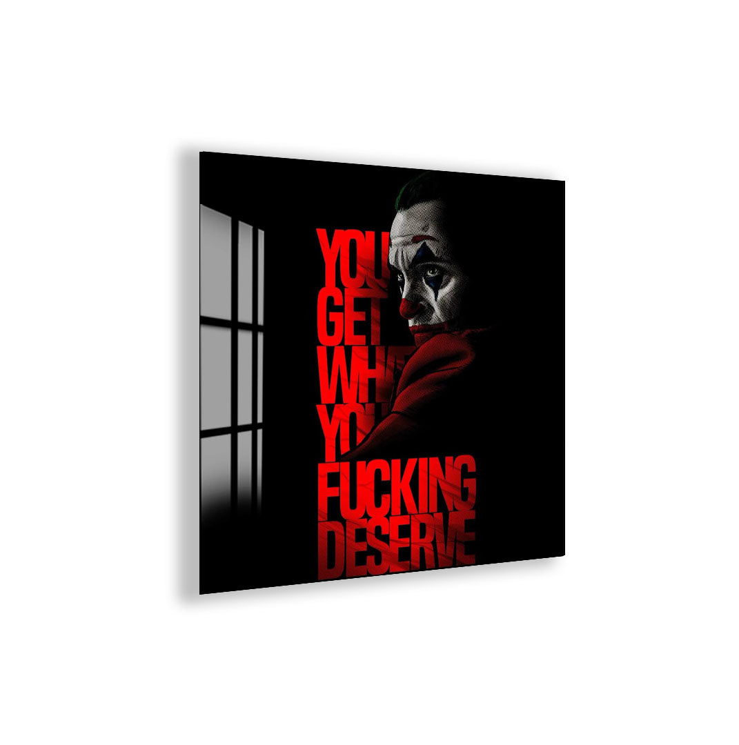 Joker Glass Wall Art – DC Supervillain Home Decor