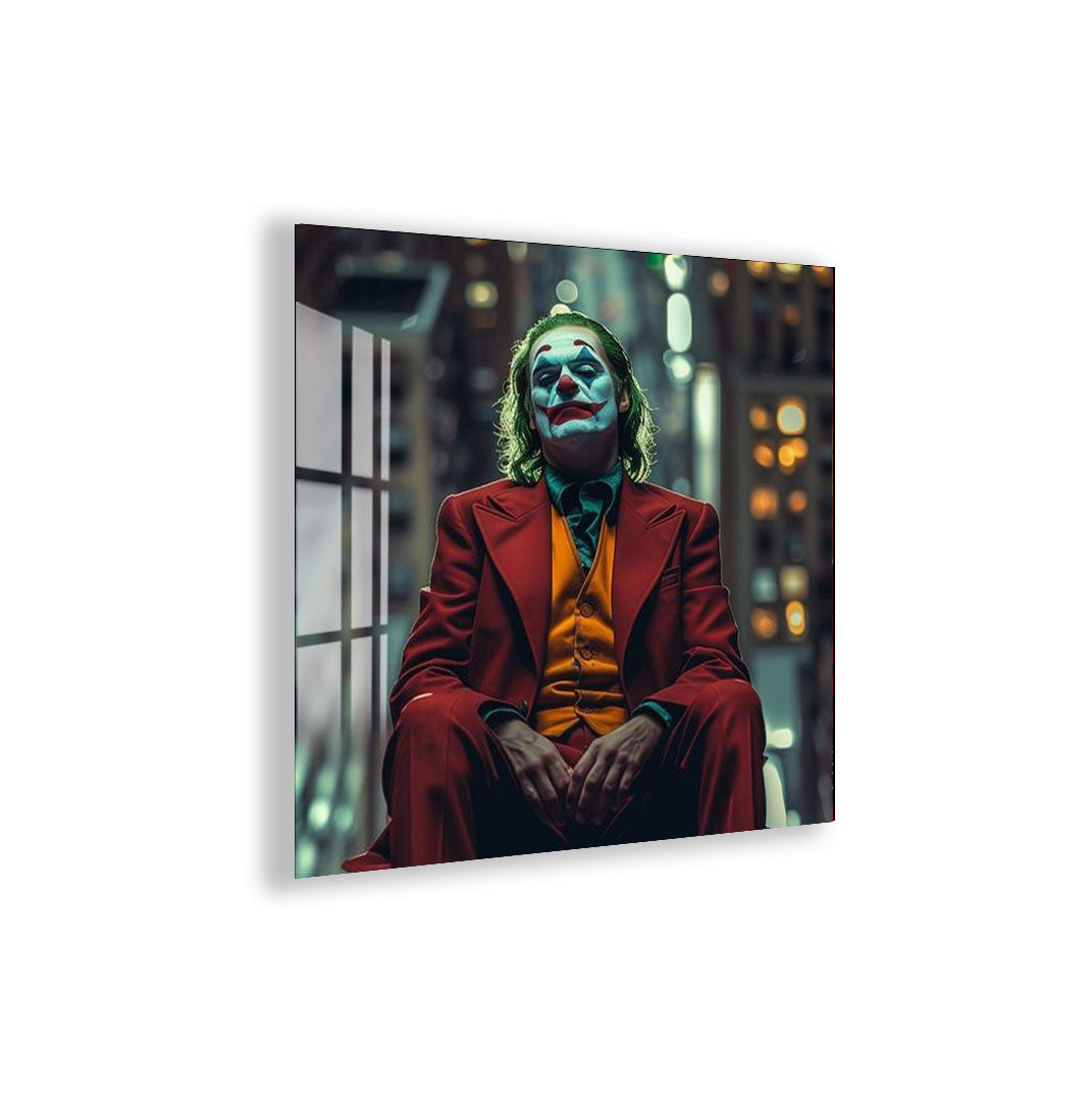 Joker Glass Wall Art – DC Supervillain Movie Home Decor