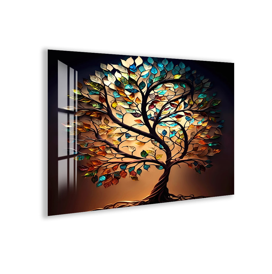 Tree of Life Glass Wall Art –  Tempered Glass