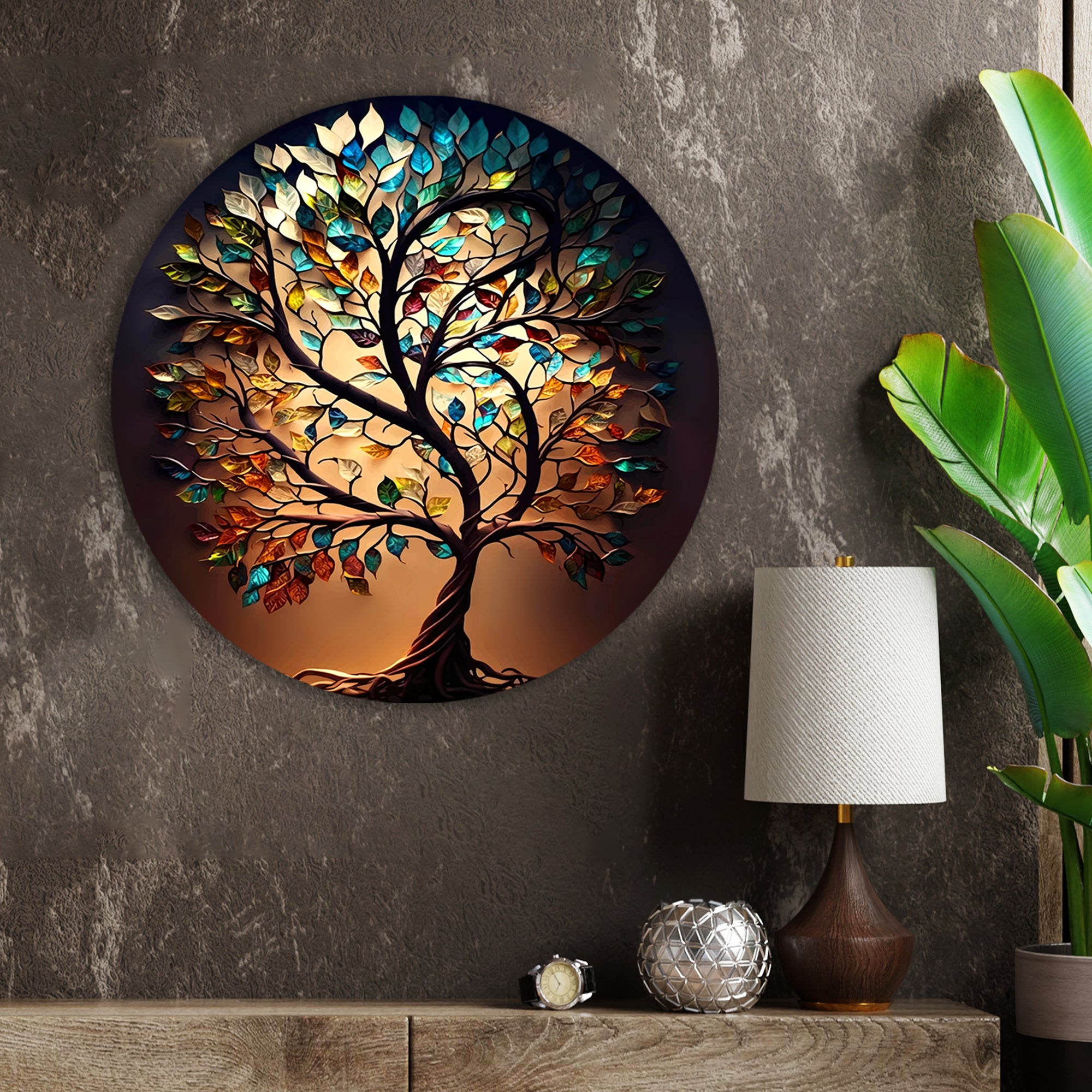 Tree of Life Glass Wall Art –  Tempered Glass
