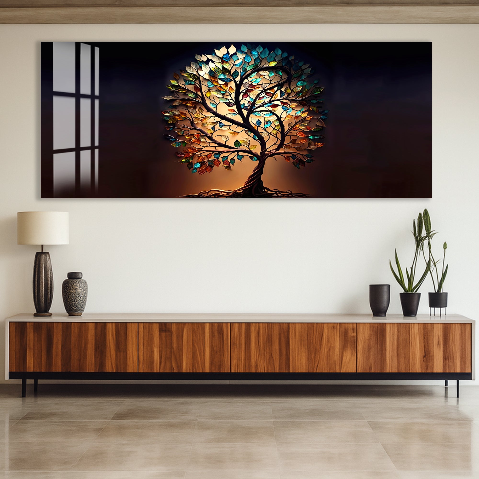 Tree of Life Glass Wall Art –  Tempered Glass