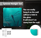 a picture of a dragonfly on a wall