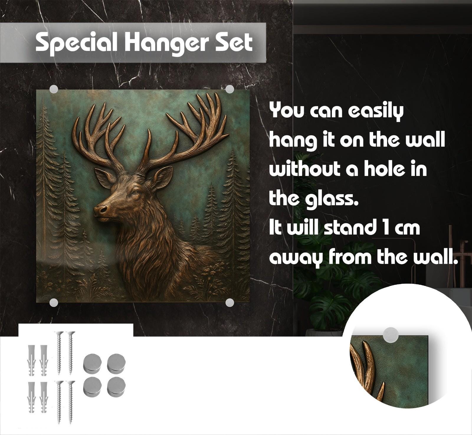 a picture of a deer with antlers on it