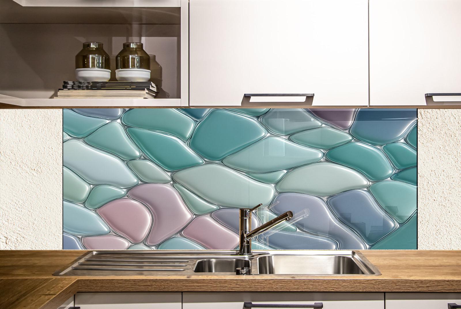 a kitchen with a sink and a counter top