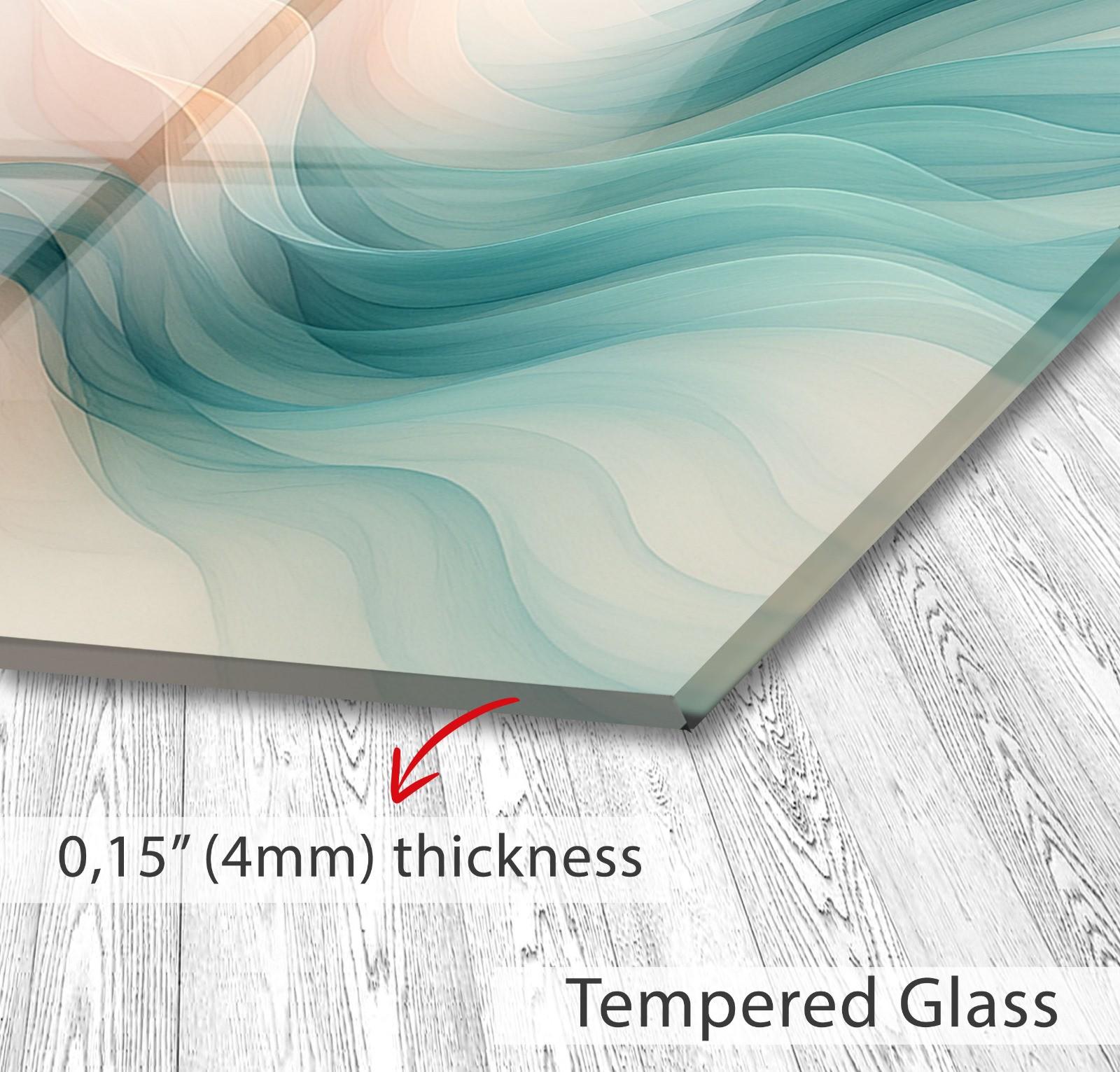 a close up of a piece of glass on a floor