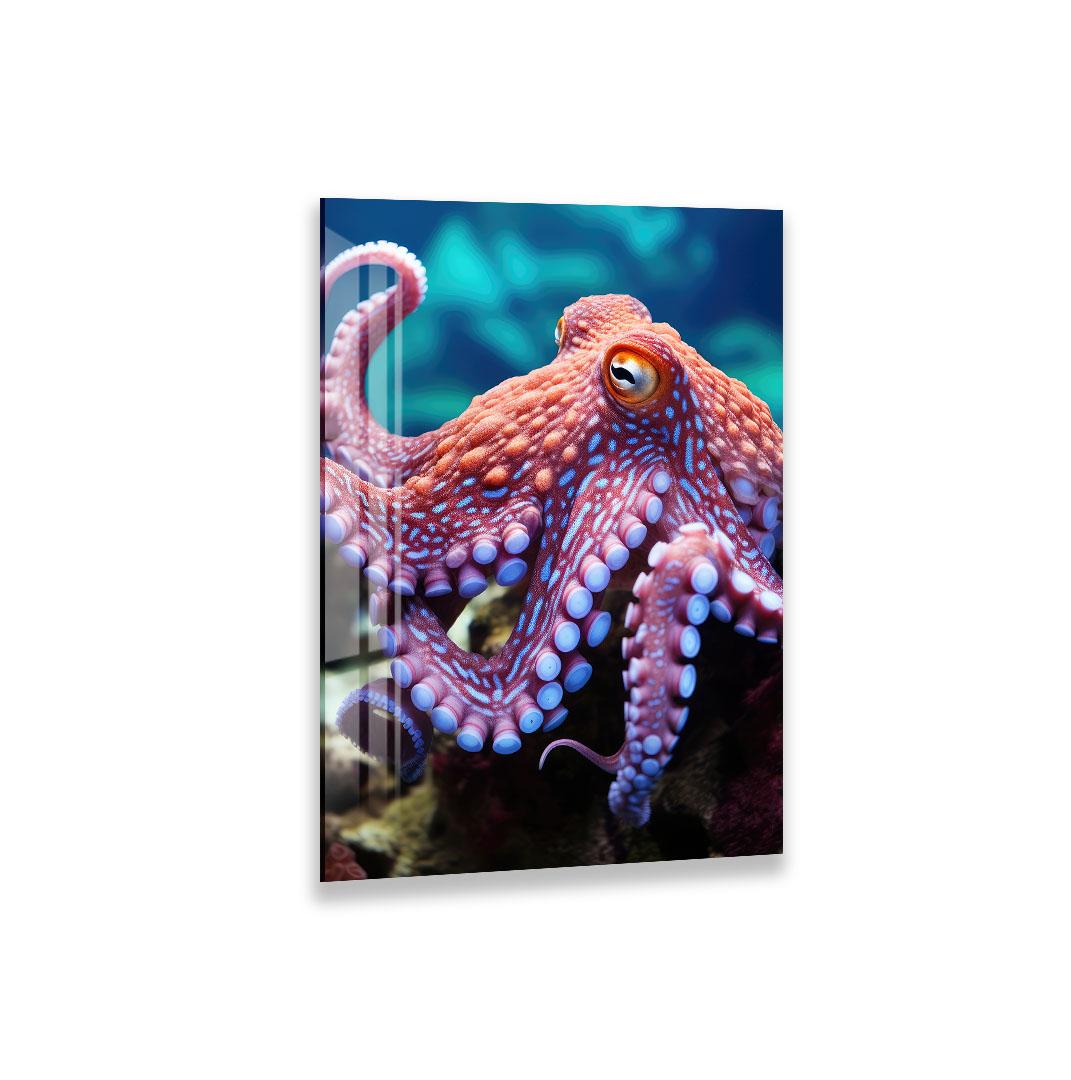 a serene night scene with a group of blue butterflies fluttering around a small mushroom on a rock. The butterflies are scattered throughout the frame, creating a sense of movement and tranquility. The dark background and the contrast between the butterflies and the rock add depth and visual interest to the image.