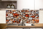 Farmhouse-style stone pattern for kitchen backsplash.