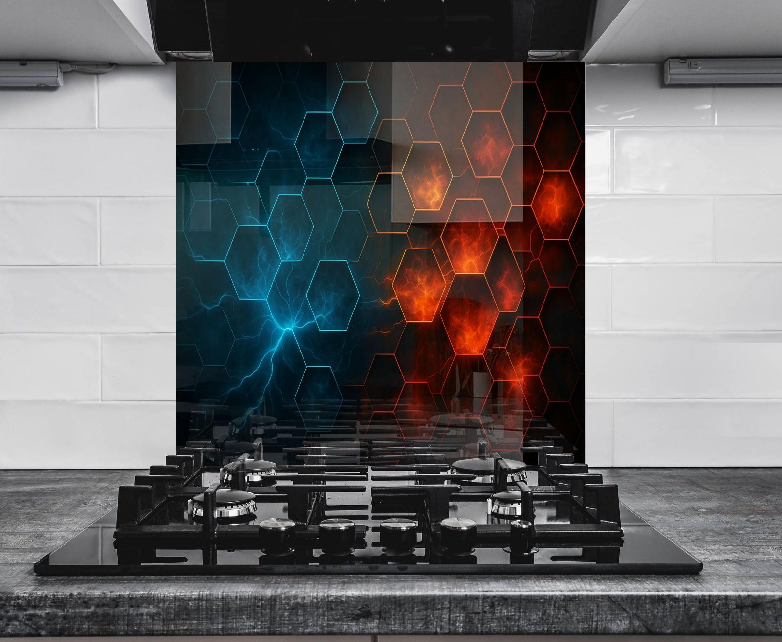 a black and white photo of a stove top