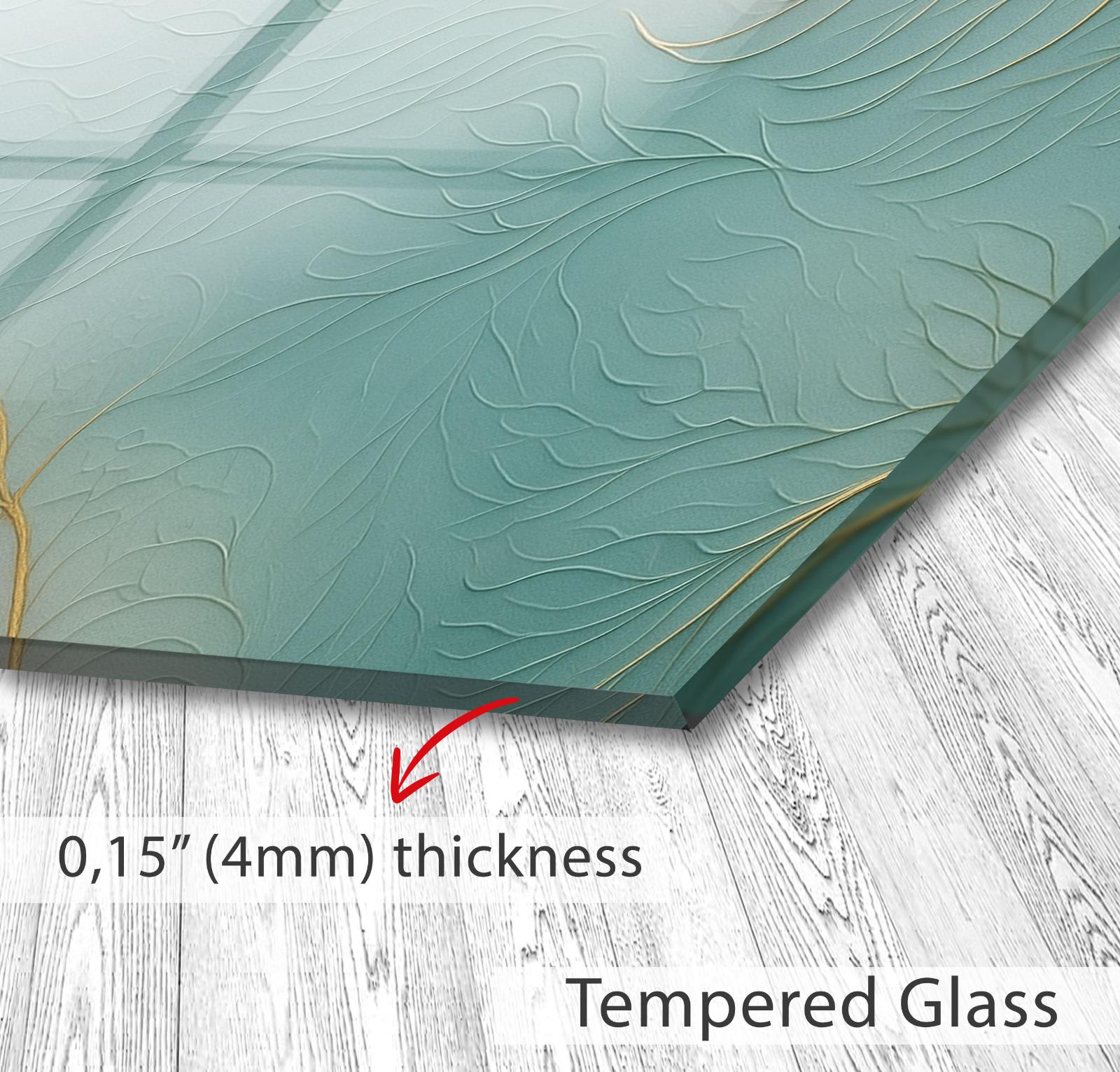 a close up of a piece of glass on a floor