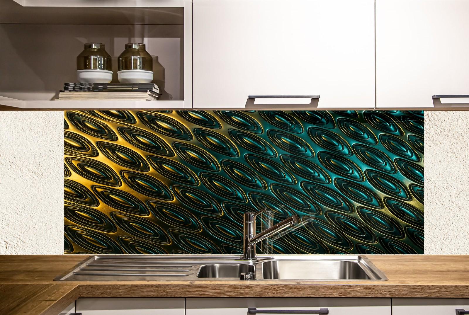 a kitchen with a sink and a counter top