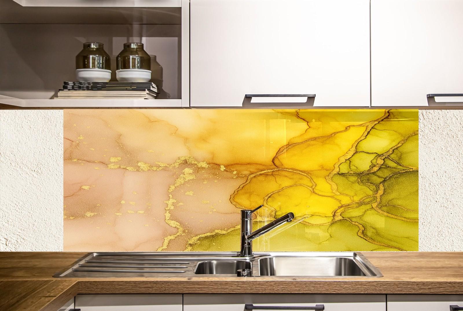 a kitchen with a sink and a counter top