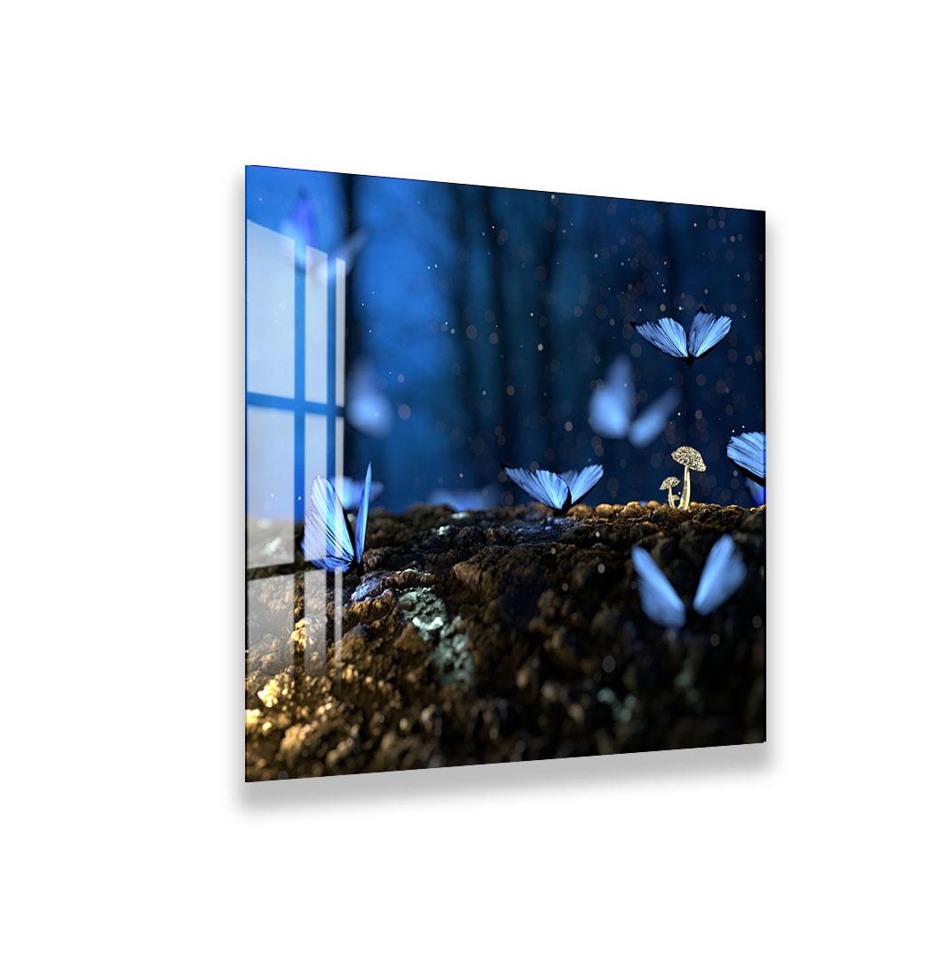 A tiger is drinking from a pond, its head submerged in the water.