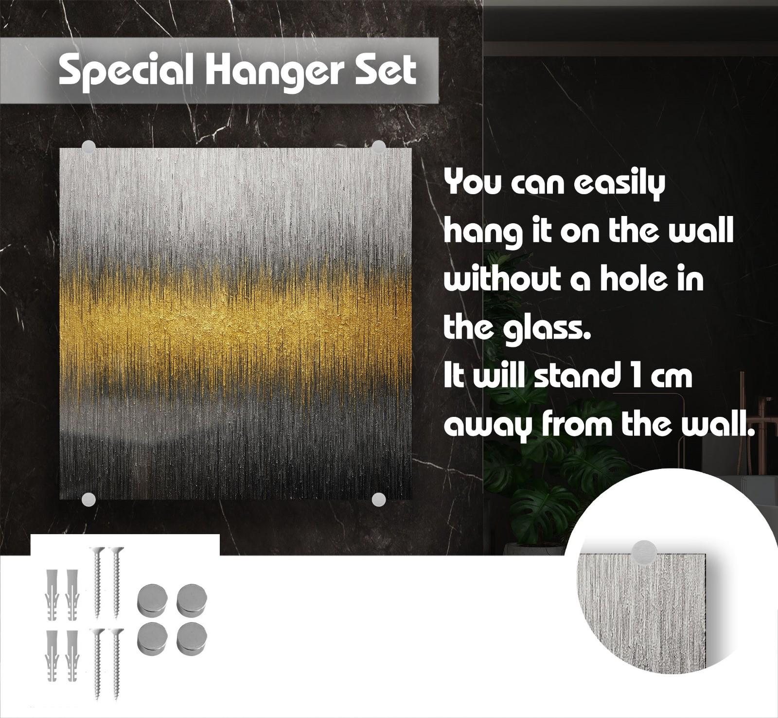 a picture of a black and white wall with a yellow stripe