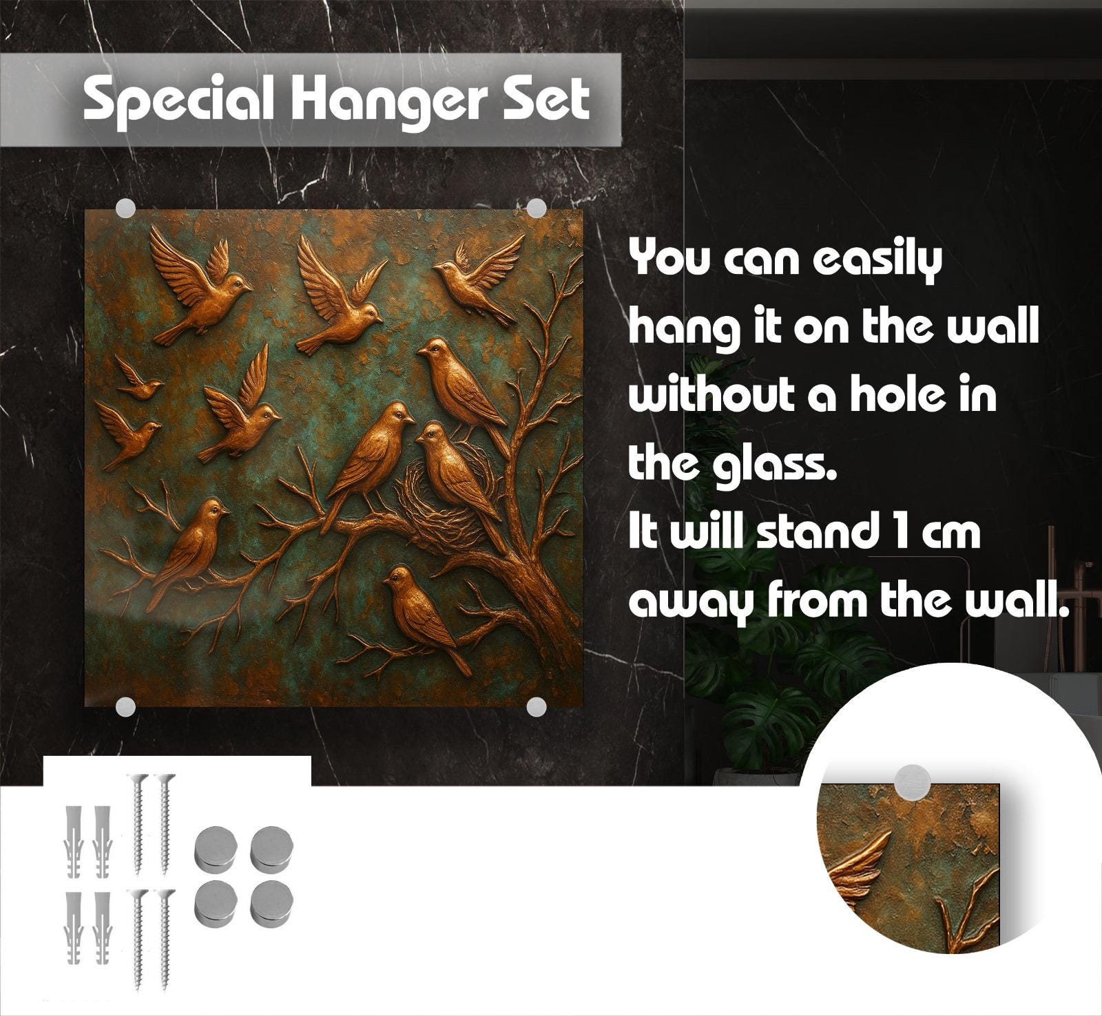 a picture of birds on a branch with a quote