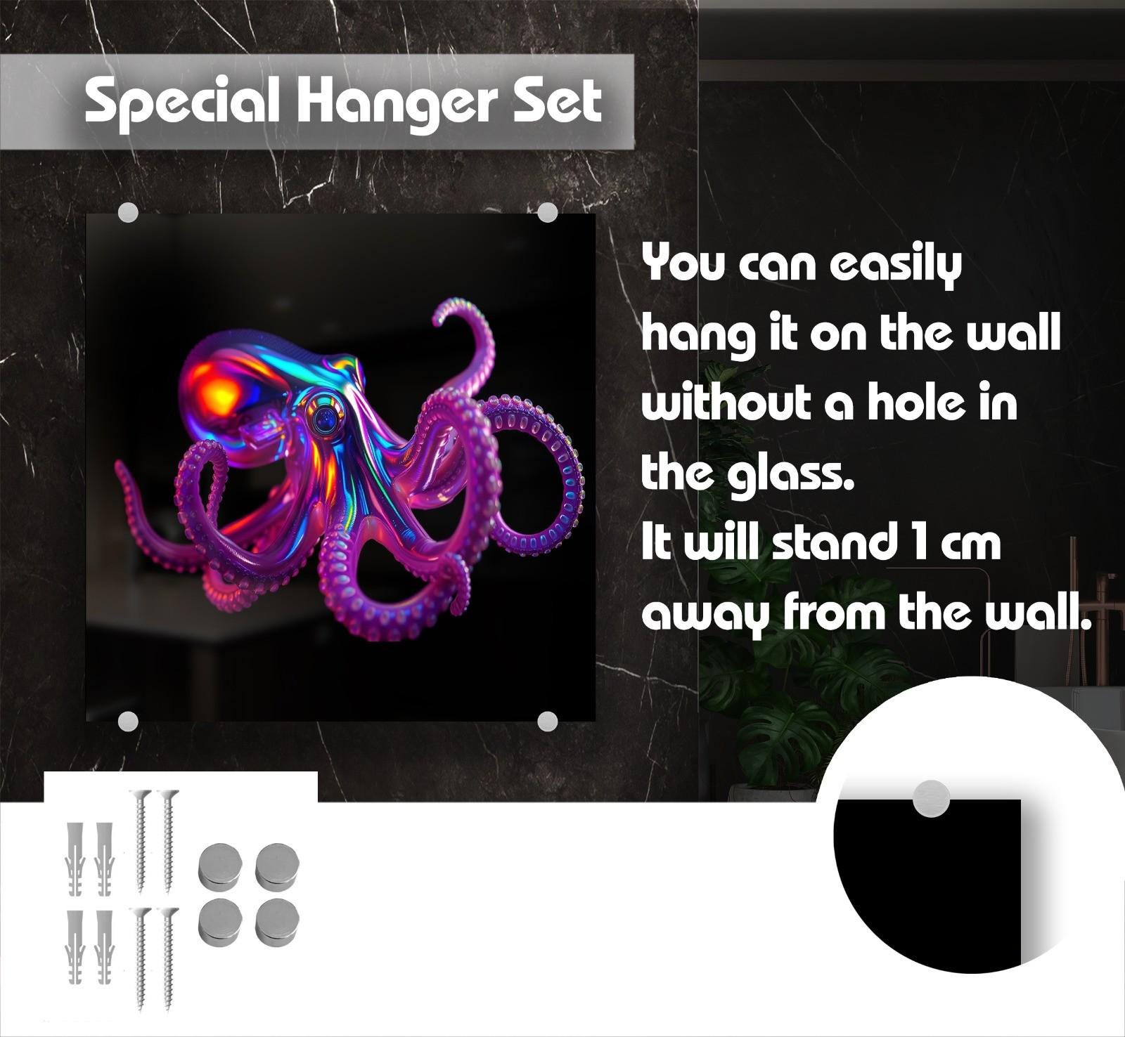 a picture of an octopus with a glowing eye