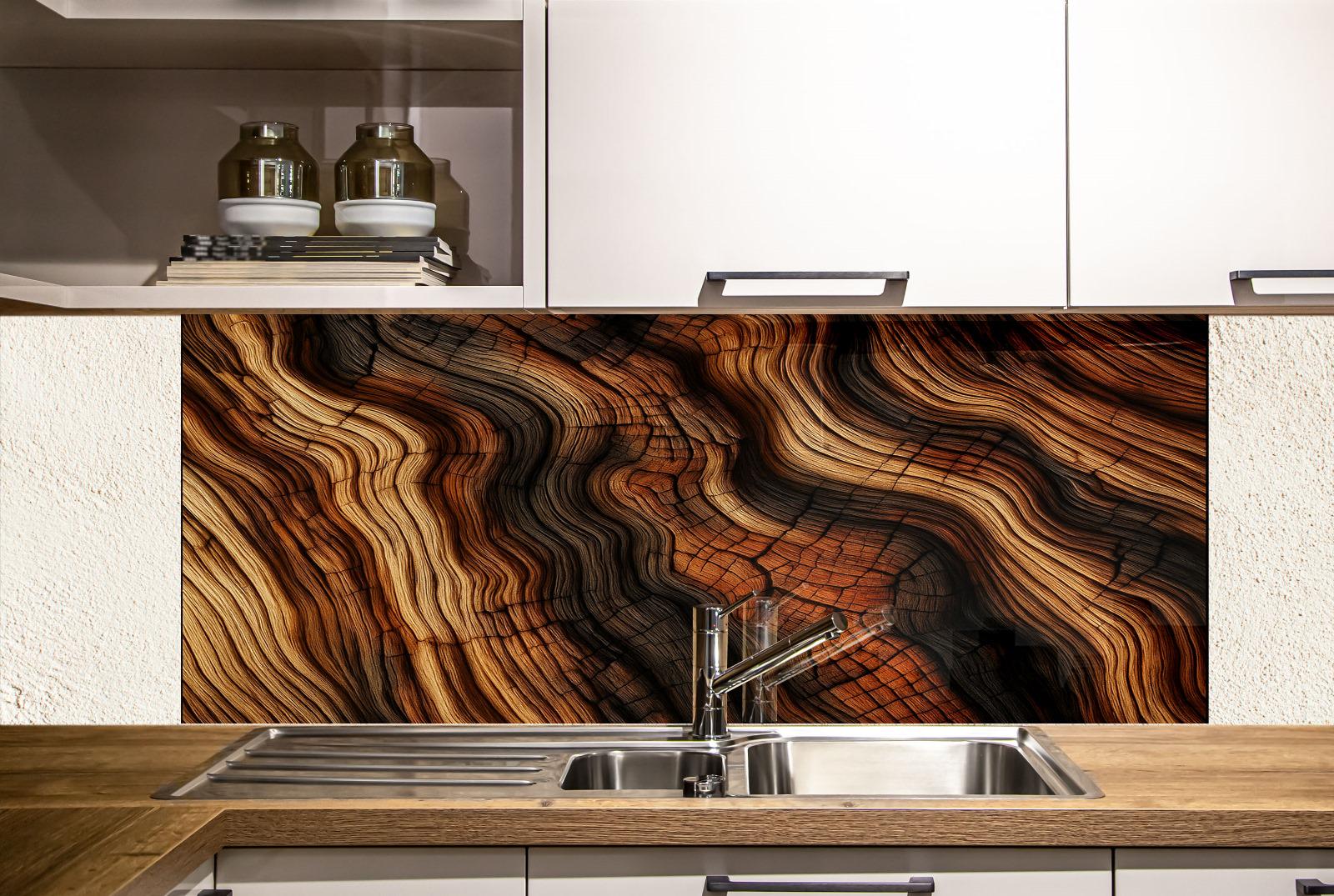 a kitchen with a sink and a counter top