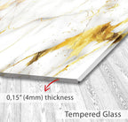 Tempered Glass Kitchen Backsplash: Black Stove Splashback Tile