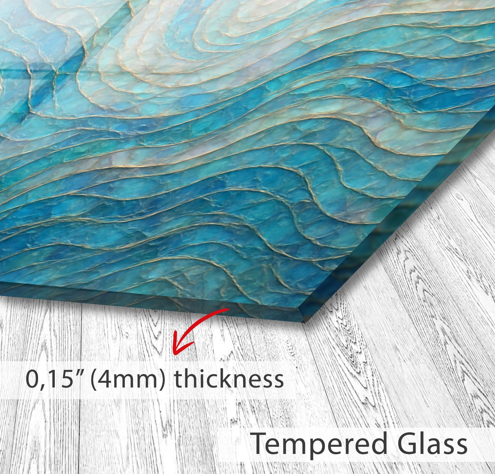 Tempered Glass Marble Backsplash: Silver Stove Back Cover, Kitchen Splashback