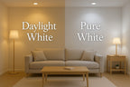 Round LED Mirror with Swirl Light Design – Touch Sensor & Dual Light Modes
