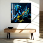 Colorful marine-inspired wall art showcasing ocean life in vibrant detail.