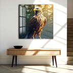 Modern glass artwork inspired by wildlife and nature