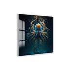 Ocean-themed glass art bringing marine beauty into your home.