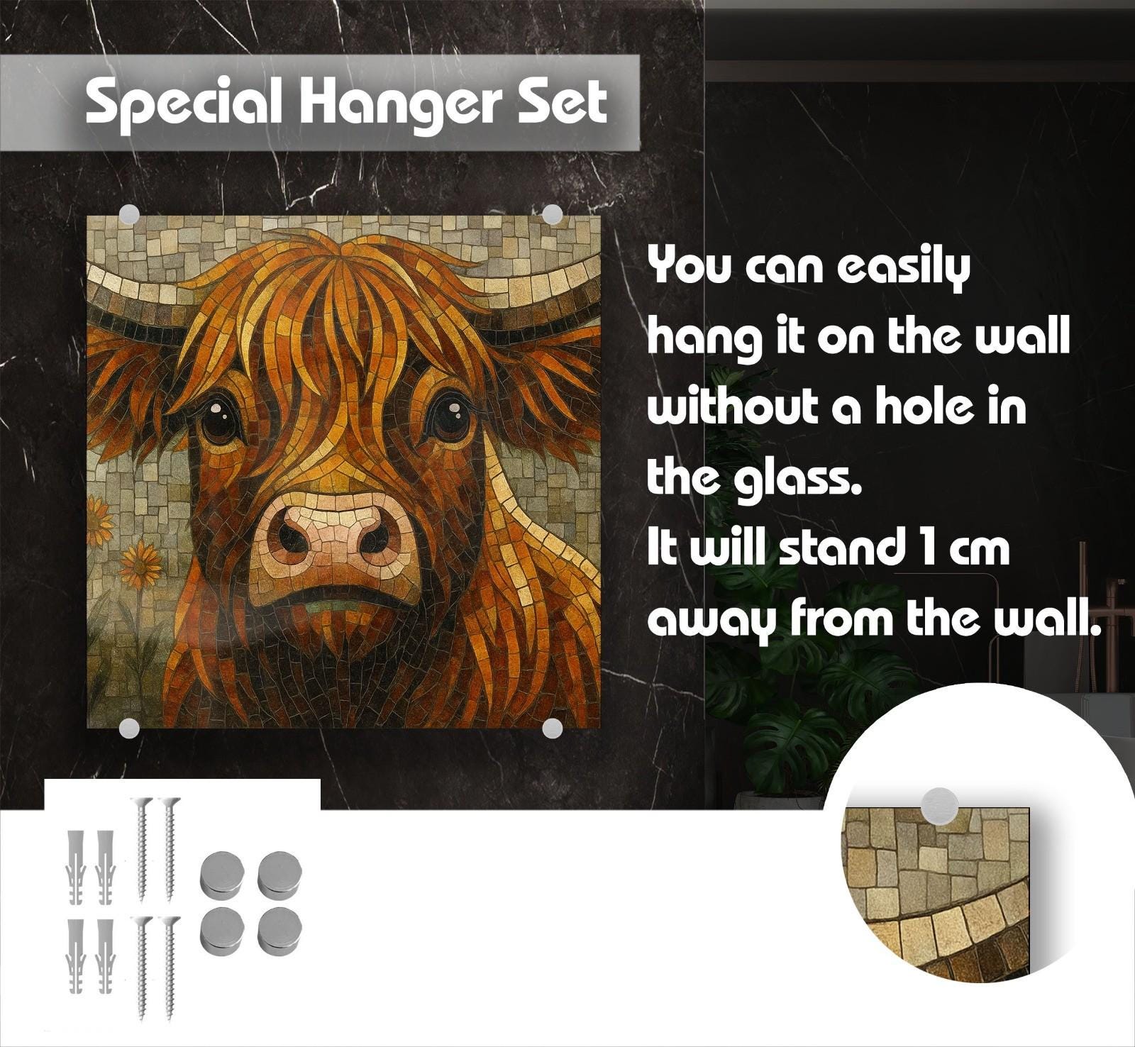 a picture of a brown cow with a black background