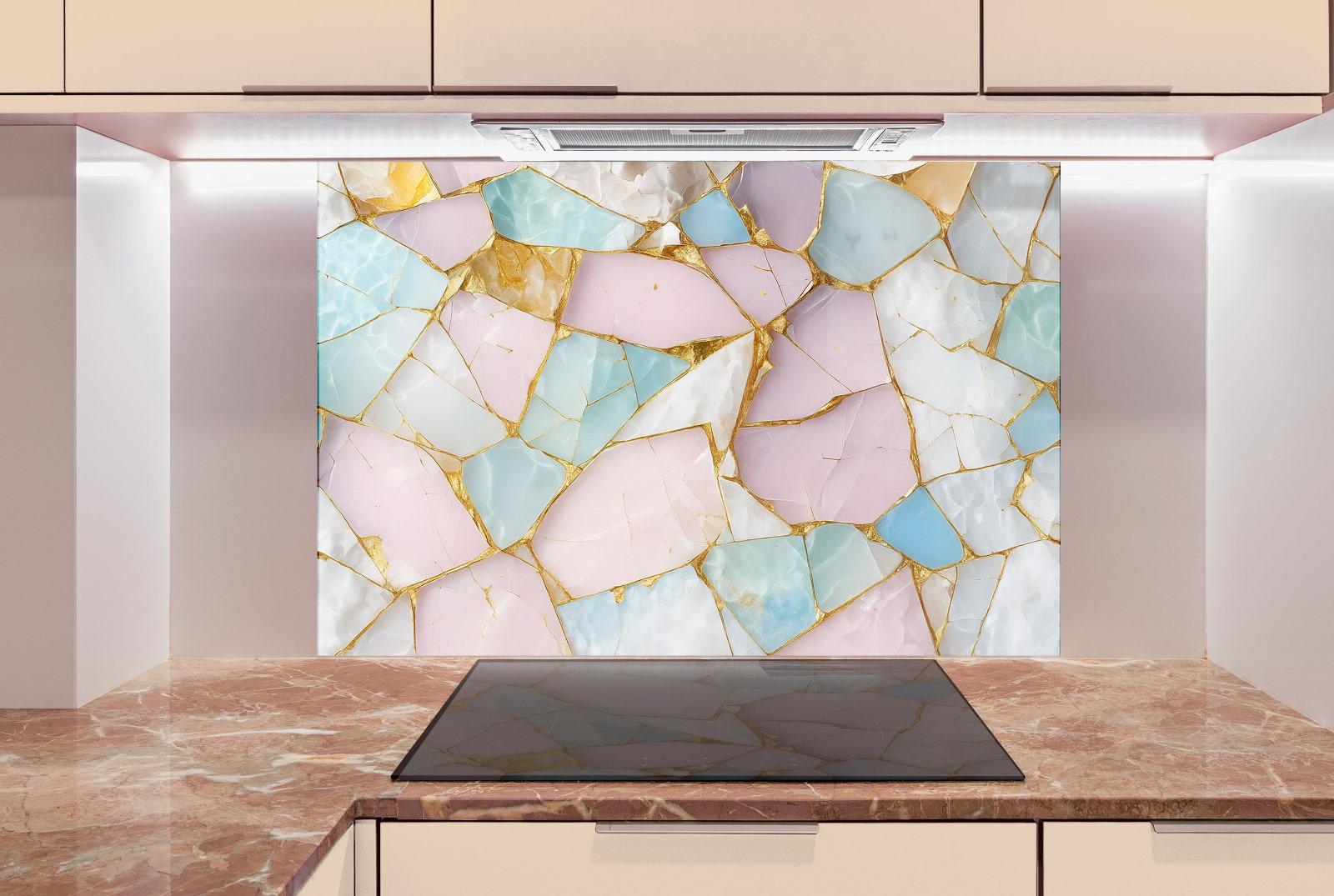 a stove top oven sitting inside of a kitchen