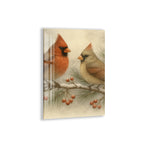 Cardinal Birds Glass Wall Art – Elegant Nature-Inspired Home Decor