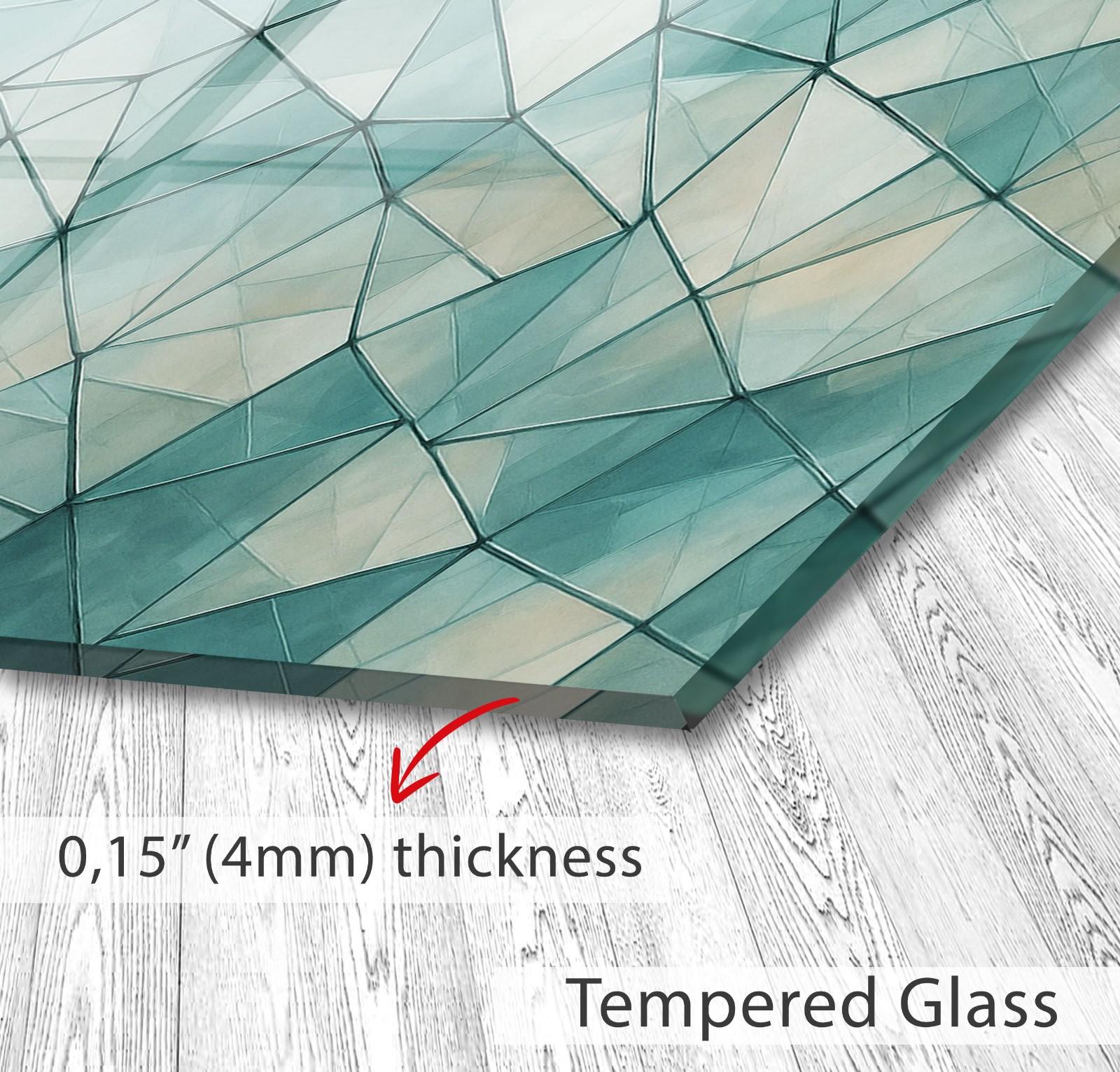 a close up of a piece of glass on a floor