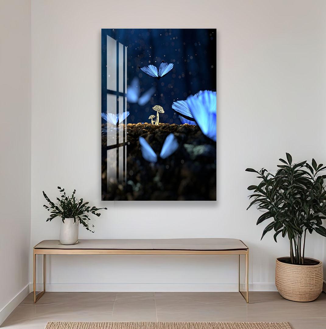 a large tiger standing in a body of water, with its head submerged in the water.