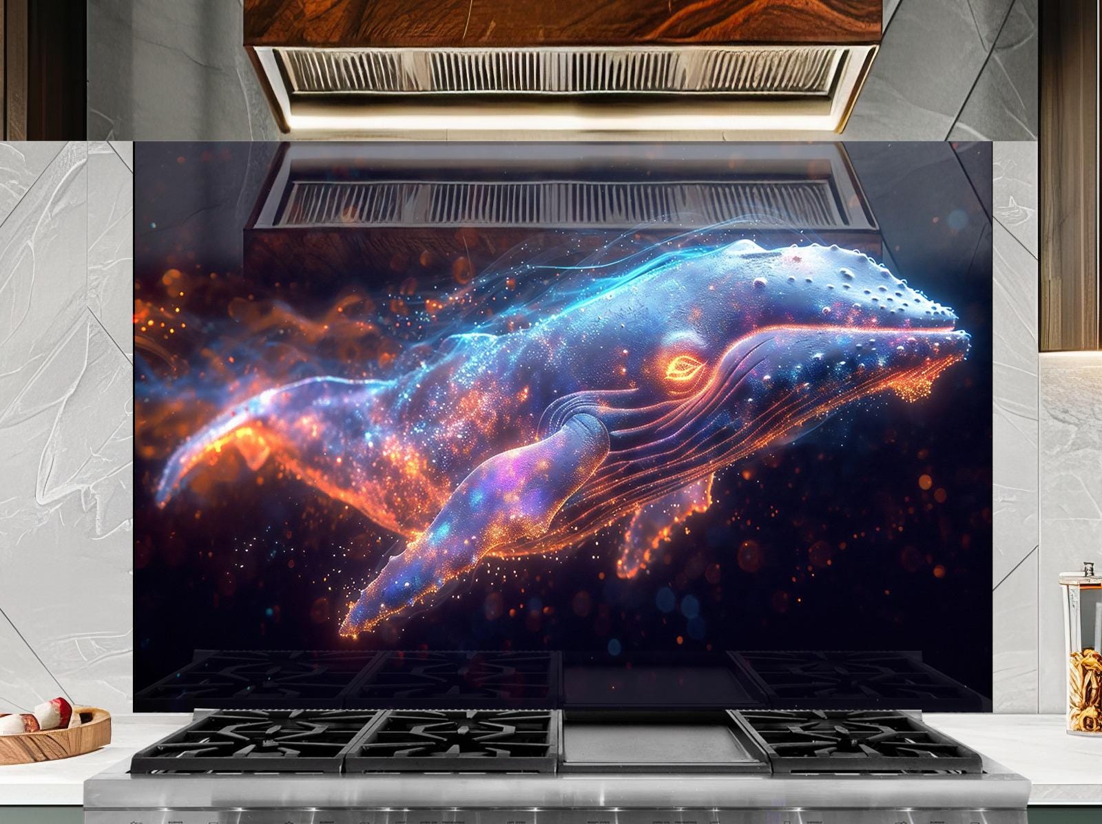 Futuristic Ocean Kitchen Art