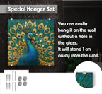 a picture of a peacock with a quote on it