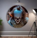 Pennywise IT Glass Wall Art – Horror Movie Home Decor