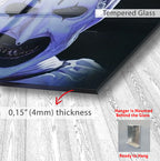 Art the Clown Terrifier Glass Wall Art – Horror Movie Home Decor