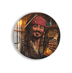 Pirates of the Caribbean Jack Sparrow Glass Wall Art – Movie Home Decor