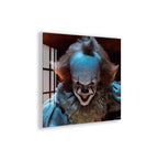 Pennywise IT Glass Wall Art – Horror Movie Home Decor
