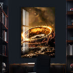 The One Ring Glass Wall Art – Lord of the Rings Movie Inspired Decor