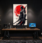 Batman Samurai Glass Wall Art – DC Superhero Home Decor