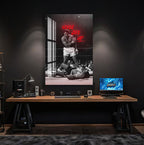 Muhammad Ali Glass Wall Art – Legendary Boxing Icon Sports Decor