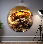 The One Ring Glass Wall Art – Lord of the Rings Movie Inspired Decor